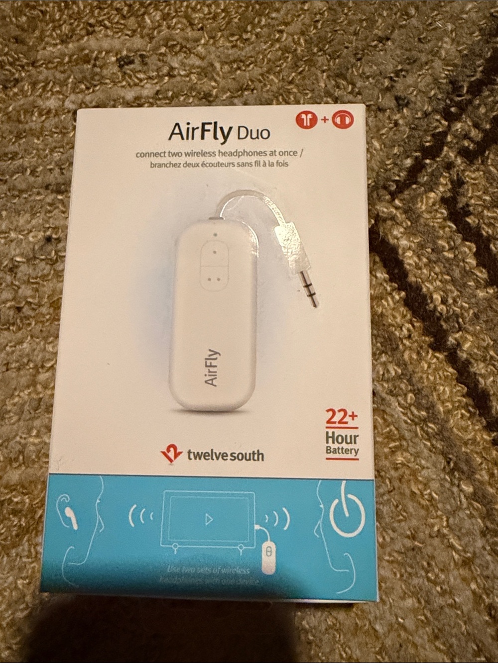 Twelve South AirFly Duo Wireless Headphone Adapter - White